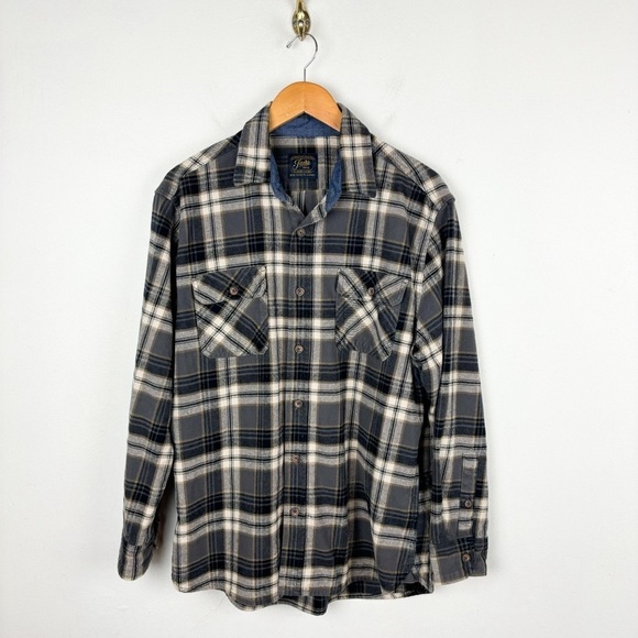 Jachs Men's Classic Living Heritage Thick Flannel Sz L - Picture 1 of 8